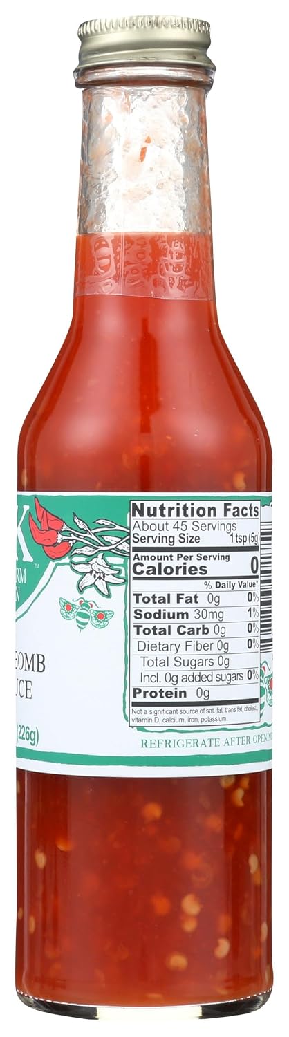 Beths Farm Kitchen 8 OZ Cherry Bomb Hot Sauce