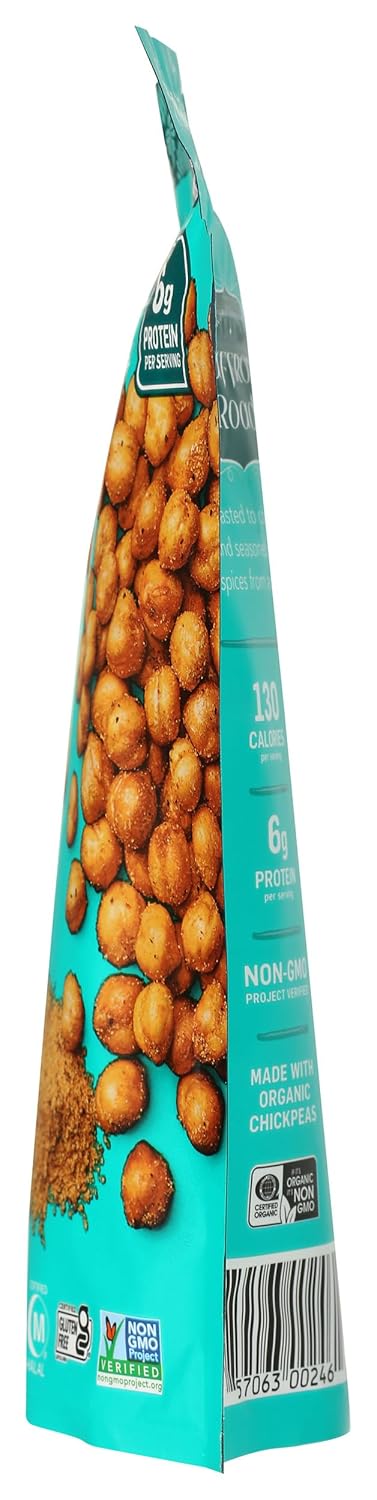 6 Saffron Road Organic Crunchy Chickpeas, Falafel, Ounce