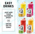 Pack (8PK) 2 7.5oz Q MIXERS Refreshers Sparkling Hydration Beverage Variety of Each Flavor: Pineapple Passion