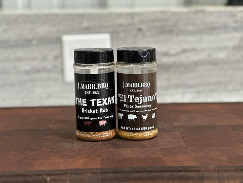 J.Marr. BBQ 13 oz, J MARR BBQ El Tejano Fajita Seasoning, Professional-Grade Tex-Mex Spice Blend, All-Purpose Seasoning