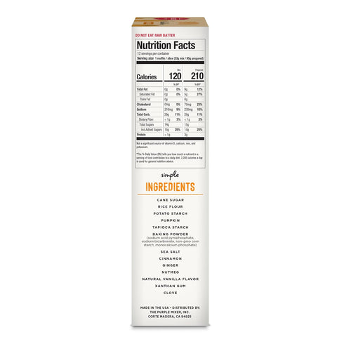 Generic 14 oz (2 Pack) Gluten Free Pumpkin Bread