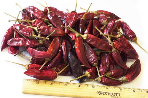 Alma Gourmet Whole Dried Calabrian Chili Peppers | 100 Gram | 3.5 Ounce