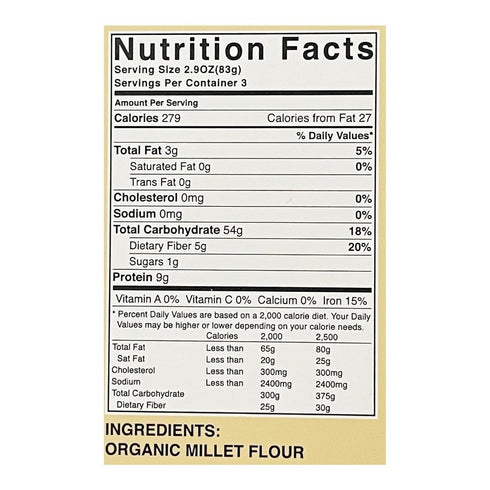 Organic Proshop (4 Pack) Organic Millet Spaghetti