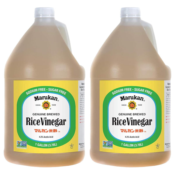 Marukan Genuine Brewed Rice Vinegar for Enhancing Flavor & Cooking, Unseasoned (1