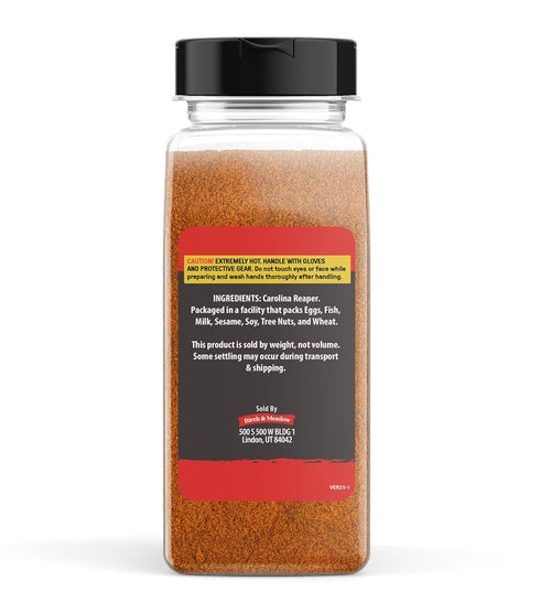 8 oz, 700,000 Birch & Meadow Carolina Reaper Chile Powder, Extremely Hot, Over SHU