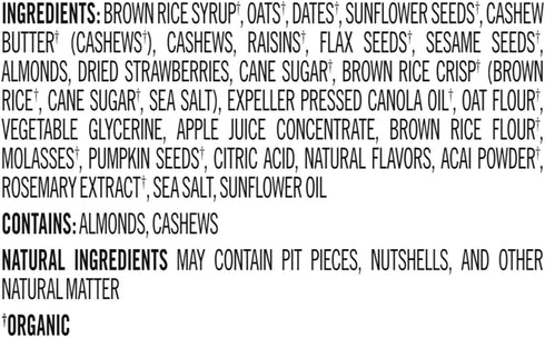 8g 5g Pack 12 PROBAR - Meal Bar - Superfruit Slam - Organic Oats, Nuts, Seeds, Gluten Free, Non-GMO Project Verified