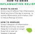 LOOSE LEAF Inflammation Inflammation Relief Herbal Tea, Soothing Caffeine Free Organic Tea Blend for Stress