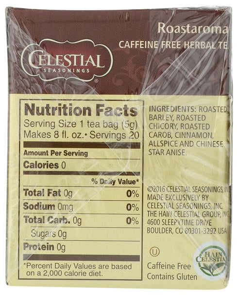 20 3 Celestial Seasonings Roastaroma Tea Bags, ct, pk