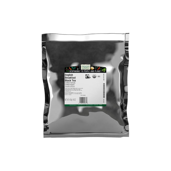 Frontier Co-op English Breakfast Black Tea, 1-Pound Bulk, Full, Robust, Malty Flavor,