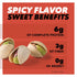 14 Wonderful Pistachios In Shell, Sweet Chili Flavored Nuts, Ounce Bag, Protein Snacks, Gluten Free, Healthy Snack