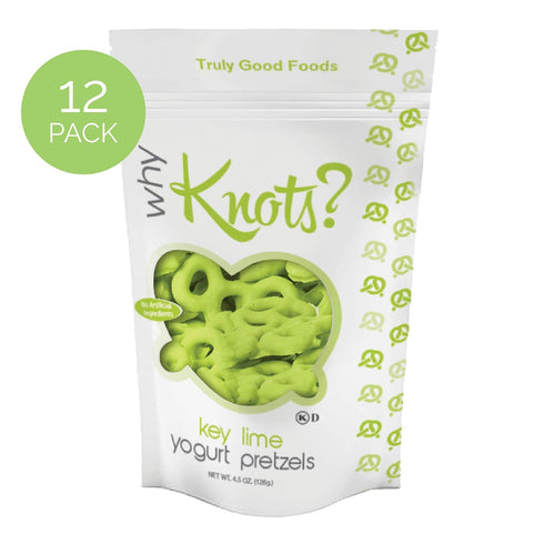 4.5oz, 12-count Key Lime Yogurt Pretzels Why Knots?