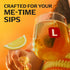 20 Lipton Lemon Ginger Tea Bags, caffeine free Tea, Refresh Fruit and Herbal Tea, Individually Wrapped, Tea Bags