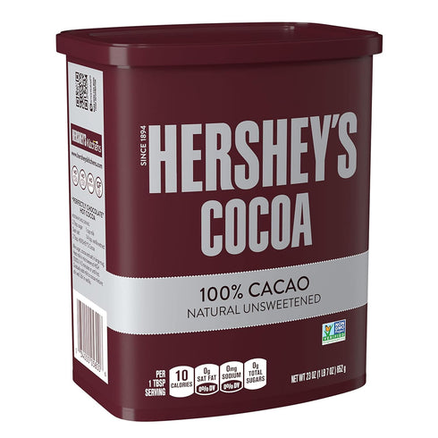 23 oz HERSHEY'S Natural Unsweetened Cocoa Powder Can