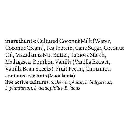 Oz, 5.3 Siggis, High Protein Plant Based Blend Vanilla Cinnamon, Ounce