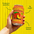 12 Oz Halfday, Prebiotic Peach Iced Tea, Fl Can