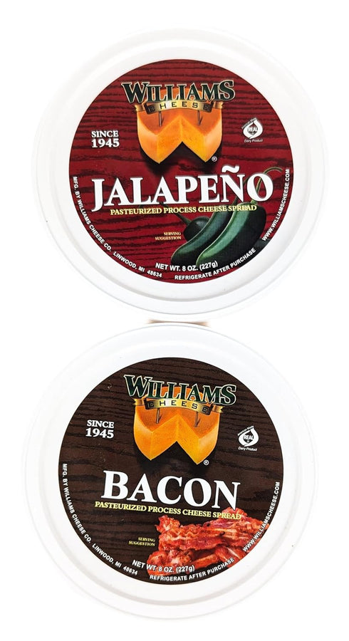 Generic Cheese Spread With Jalapeno (2 x 8 oz) and Cheese Spread With
