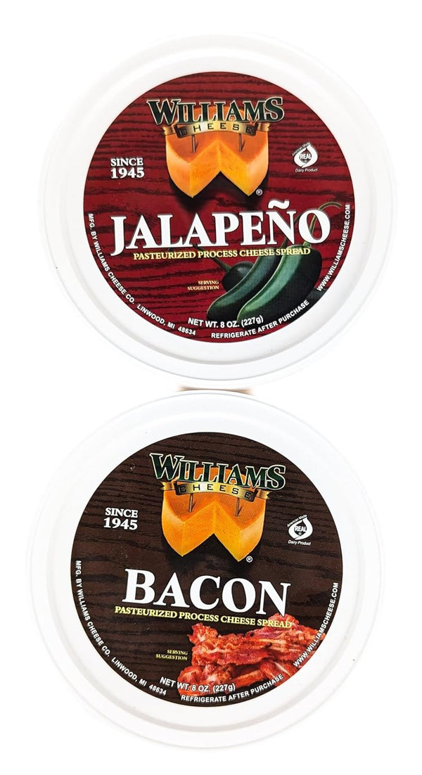 Generic Cheese Spread With Jalapeno (2 x 8 oz) and Cheese Spread With
