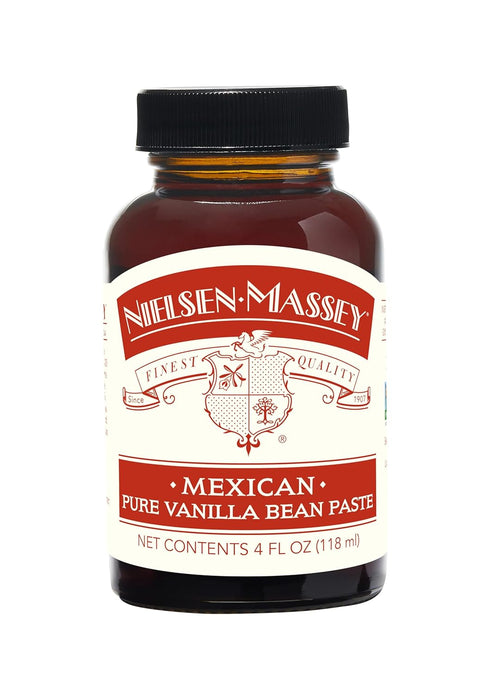 Nielsen-Massey Mexican Pure Vanilla Bean Paste for Baking and Cooking, 4 Ounce