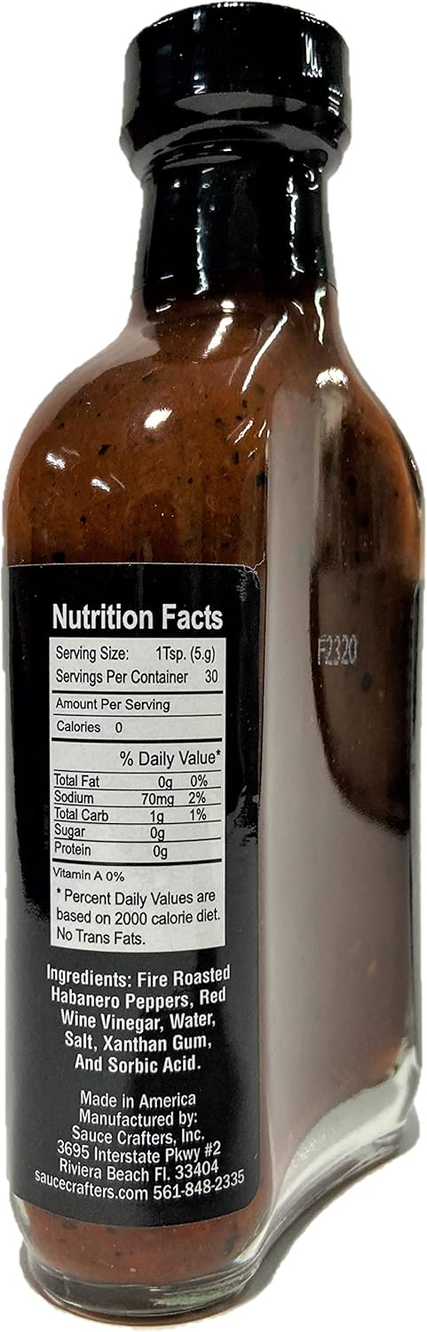 5.7 oz Dr. Assburn's Fire Roasted Habanero Pepper Sauce