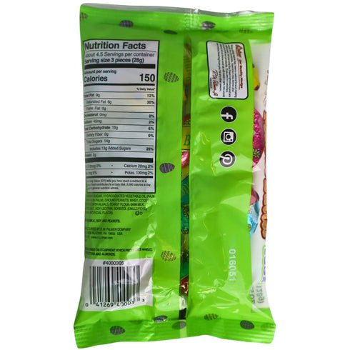 Candy Creations On Cloud 9 Pack 2, 4.5 Peanut Butter Chocolate Eggs Easter Candy, Shareable Bags, of Ounces Each, Full
