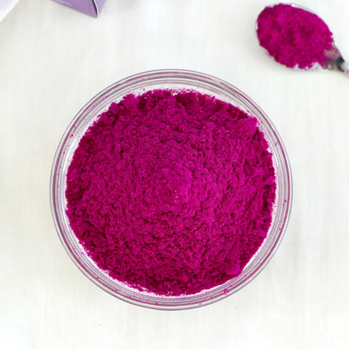 100% 4.23 Dragon Fruit Powder - Organic Freeze-Dried Pitaya for Baking, Beverages, Cakes, Frosting, Smoothies, Coloring