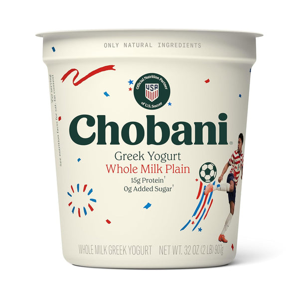 Chobani Whole Milk Plain Greek Yogurt 32oz