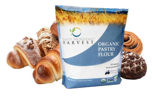 Early Morning Harvest Organic Pastry Flour - Made from Certified Organic, Non-GMO
