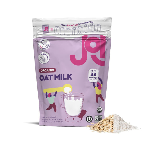 Instant Organic Oat Milk Powder Pouch by JOI - Makes 8 Quarts