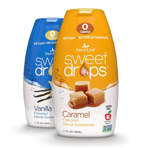 Sweetleaf Sweet Drops Vanilla and Caramel Bundle – 1.7 oz Each