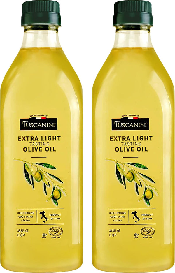 Tuscanini 100% Pure Extra Light Italian Olive Oil 33.8oz (2 Pack), Great