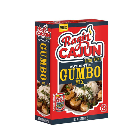 Ragin' Cajun Authentic Gumbo Mix - 5 oz Box, Pack of 6,