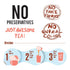 Pack 12 Ted's Tea by Java House - Single Serve Liquid Concentrate Pods - Peel and Pour - White Peach Green Tea