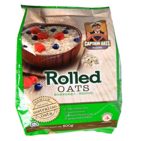 Captain Oats 800g (Rolled Oats, 1 Pack)