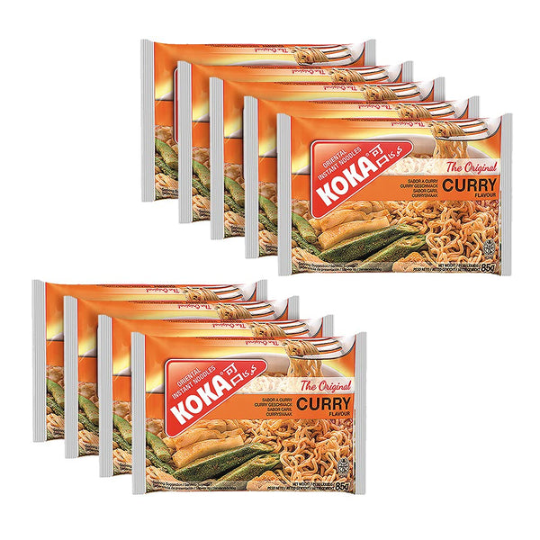 KOKA Instant Noodles - Curry Flavour (85 Gm X Pack Of 9)