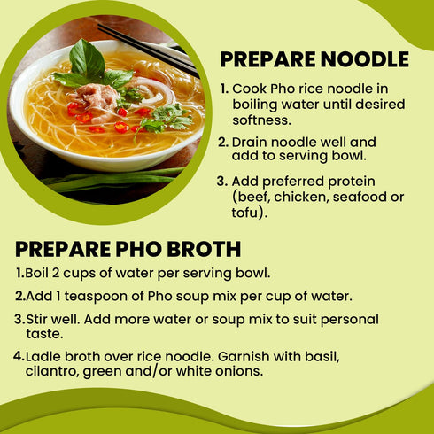 12-Pack) Essence of Lotus Instant Beef Pho Soup Mix Ready-to-Eat Flavorful, Restaurant-Quality Pho broth, Made in the