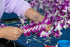 Vibrant Purple Sonia Orchid Lei - Fresh Tropical Dendrobium