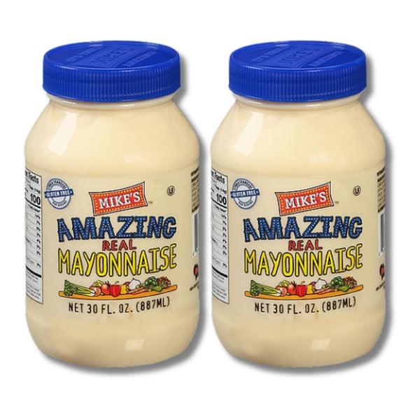Generic Mikes Amazing Real Mayonnaise - Gift Pack of 2, 30 oz. Jars