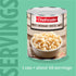 6 lb 10 oz (#10 Chef-mate White Cheddar Cheese Sauce and Queso, Canned Food for Mac and Cheese, Can Bulk)