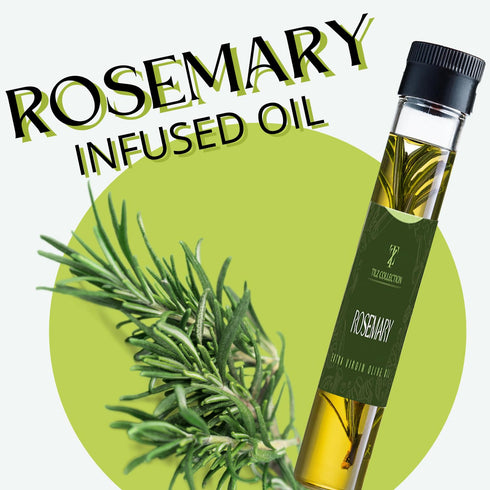 TILZ COLLECTION Set -6x40ml set, Set Tilz Infused Olive Oil Gift Flavoured, Cooking Oil/Bread dipping oils gift |Basil