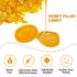 2 Honey Filled Hard Candy - Individually Wrapped Honey Hard Candy - Pound Bulk Bag - Soft Honey Center Honey Candy