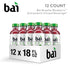 18 12 Pack Bai Antioxidant Infused Water Beverage, Brasilia Blueberry, with Vitamin C and No Artificial Sweeteners