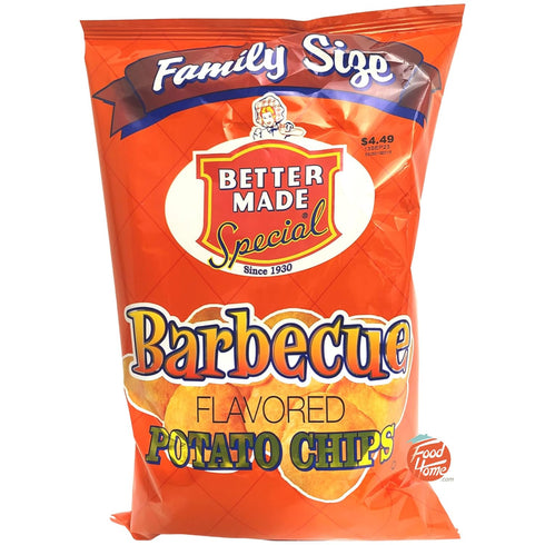 Better Made Family Size barbecue flavored potato chips 8.5-ounce bag