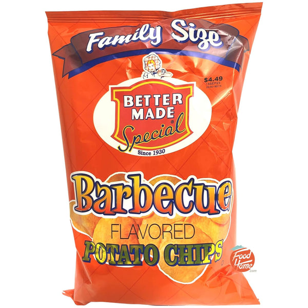 Better Made Family Size barbecue flavored potato chips 8.5-ounce bag