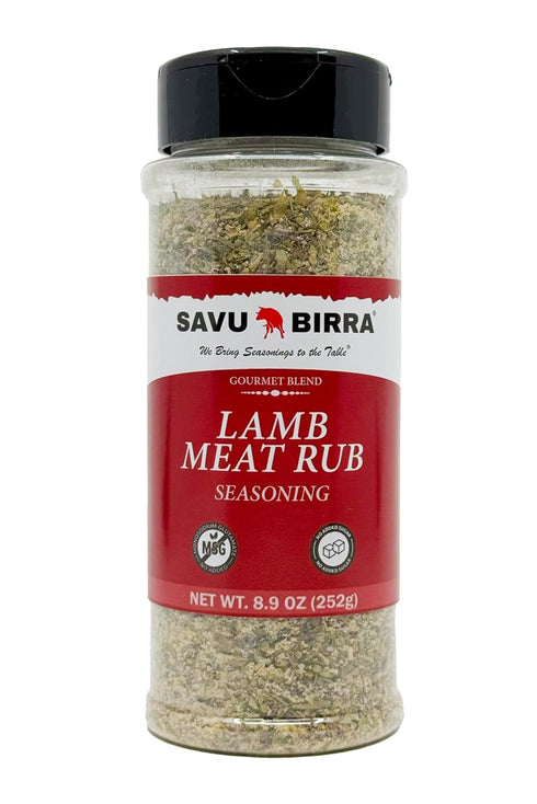 Savu Birra Lamb Meat Rub Seasoning (8.9 Ounce Bottle)
