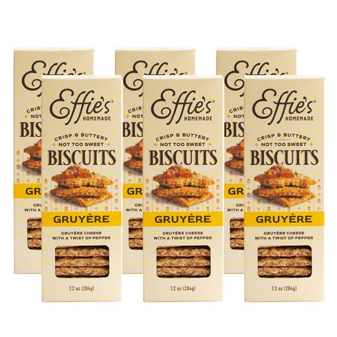 Effie's Homemade Biscuits - Gruyre - 6 Pack