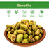 (1 LB) Sincerely Nuts Dried Edamame (Roasted, Salted) - Vegan, Kosher & Gluten-Free Food - Plant-Based Protein - Add