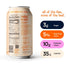 12 oz (Pack 12) Fizz Pop Metabolic Sparkling Postbiotic and Prebiotic Soda Pop Gut Health Seltzer Water Fiber Drink