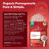 (8oz. 45 Navitas Organics Pomegranate Powder Organic Juice Powder - For Smoothies, Desserts, Dips & More Antioxidant
