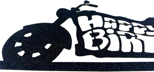 LaVenty 25 PCS Motorcycle Cake Topper - Scooter Cupcake Toppers for Man’s or Boy’s Birthday Party