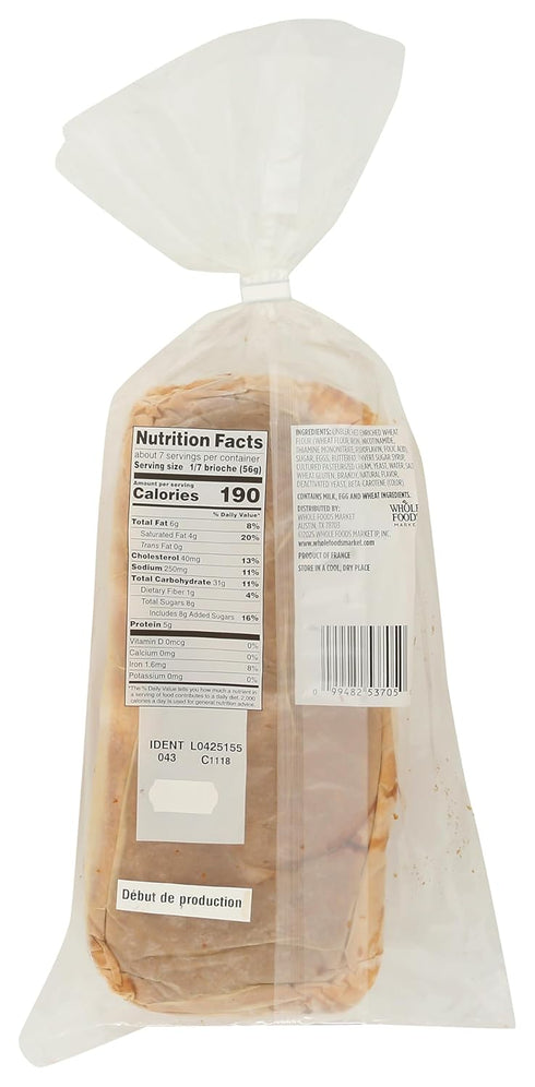 WHOLE FOODS MARKET KITCHENS 14.11 OZ Braided Brioche Loaf